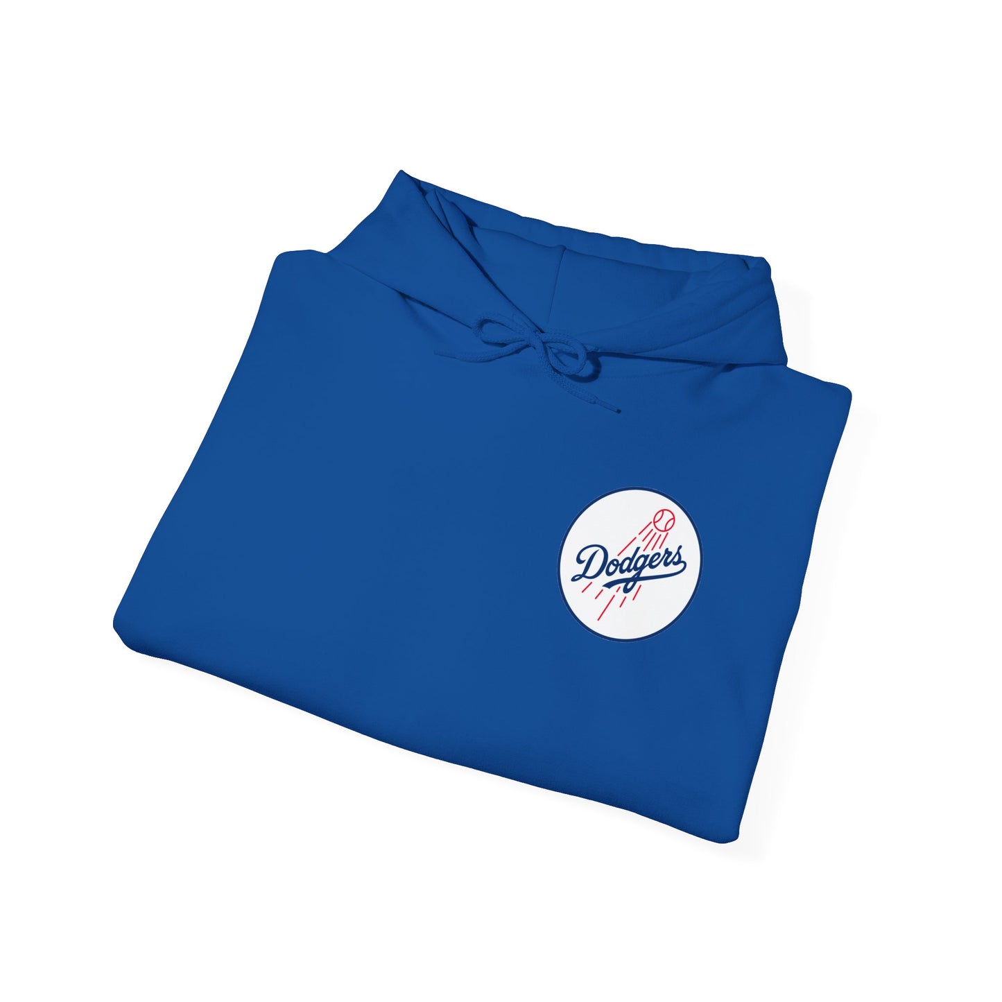 Dodgers round logo - #8 Kike Hernandez Dodgers Hoodie — Los Angeles Blue Sweatshirt