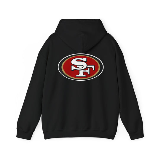 San Francisco 49ers Logo Hoodie — Team Sweatshirt for Fans (Black) 2