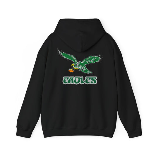Philadelphia Eagles Hoodie — Team Logo Fan Sweatshirt (Black)