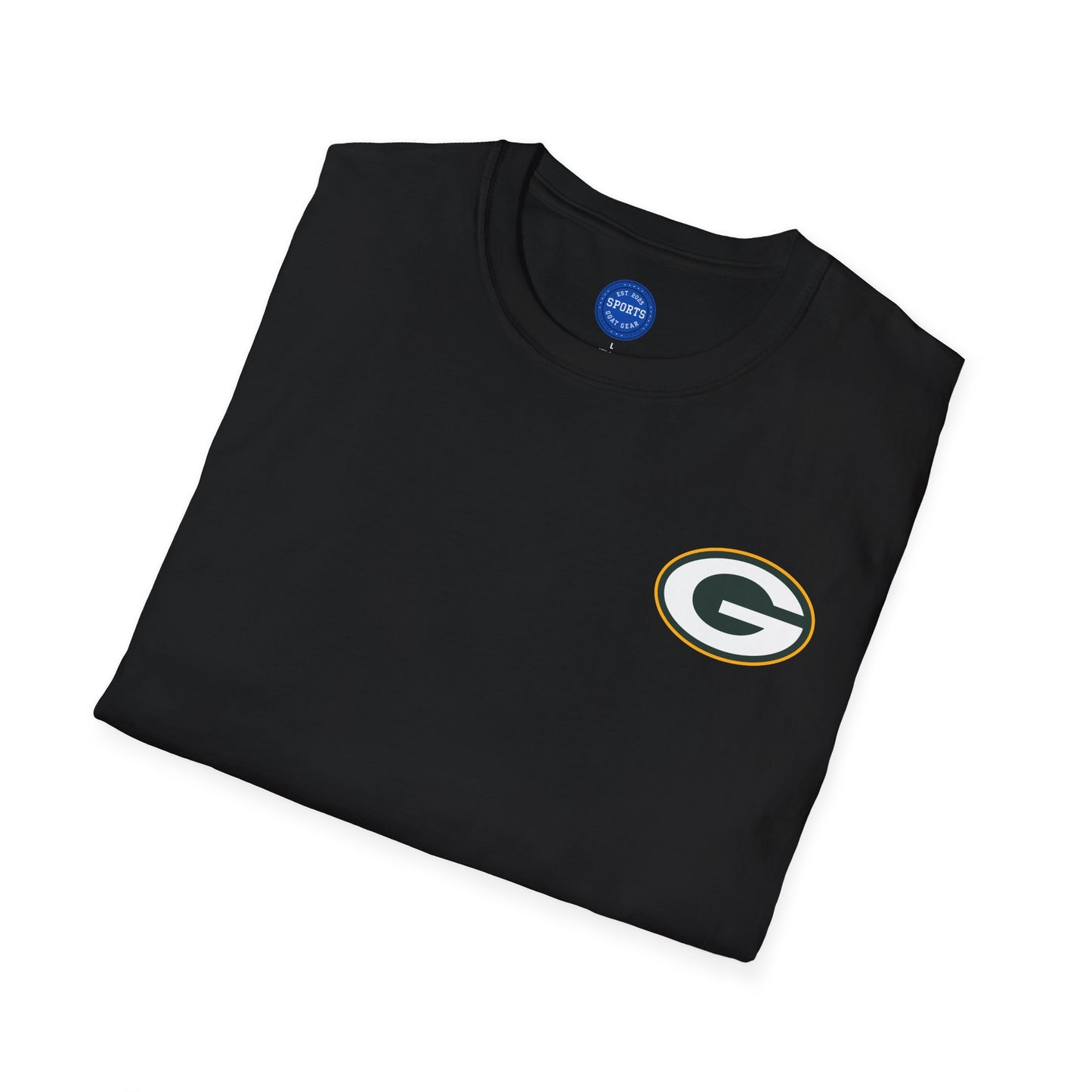Green Bay Packers Black Logo T-Shirt — Fan Tee (2)