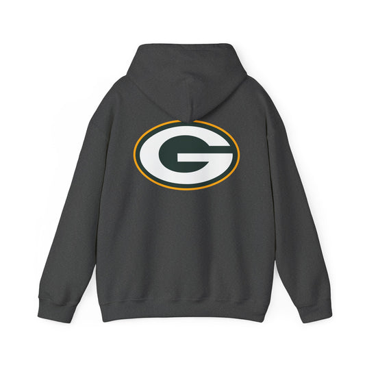 Packers Midweight Hoodie — Football Fan Hoodie (Dark Heather Grey)