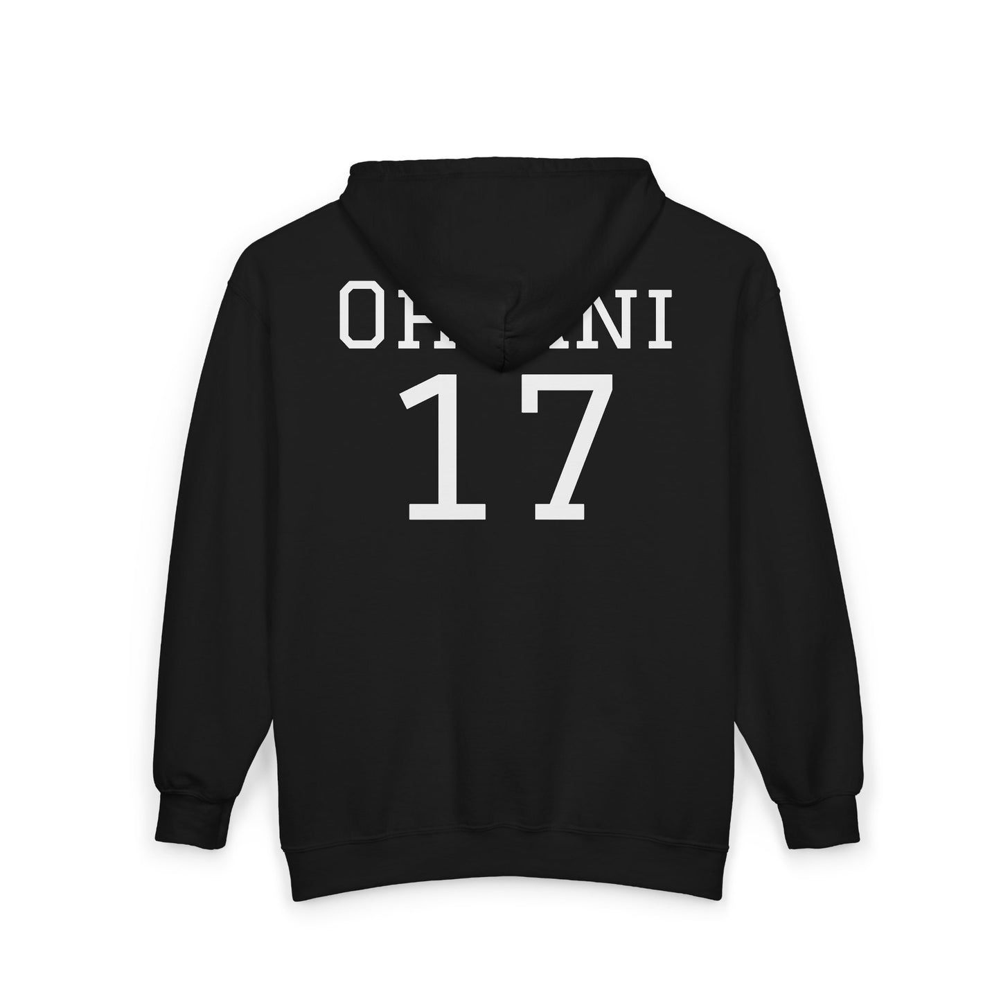 Not Like Us #17 Baseball Hoodie - Full-Zip Jacket (Player Photo & Back Number)
