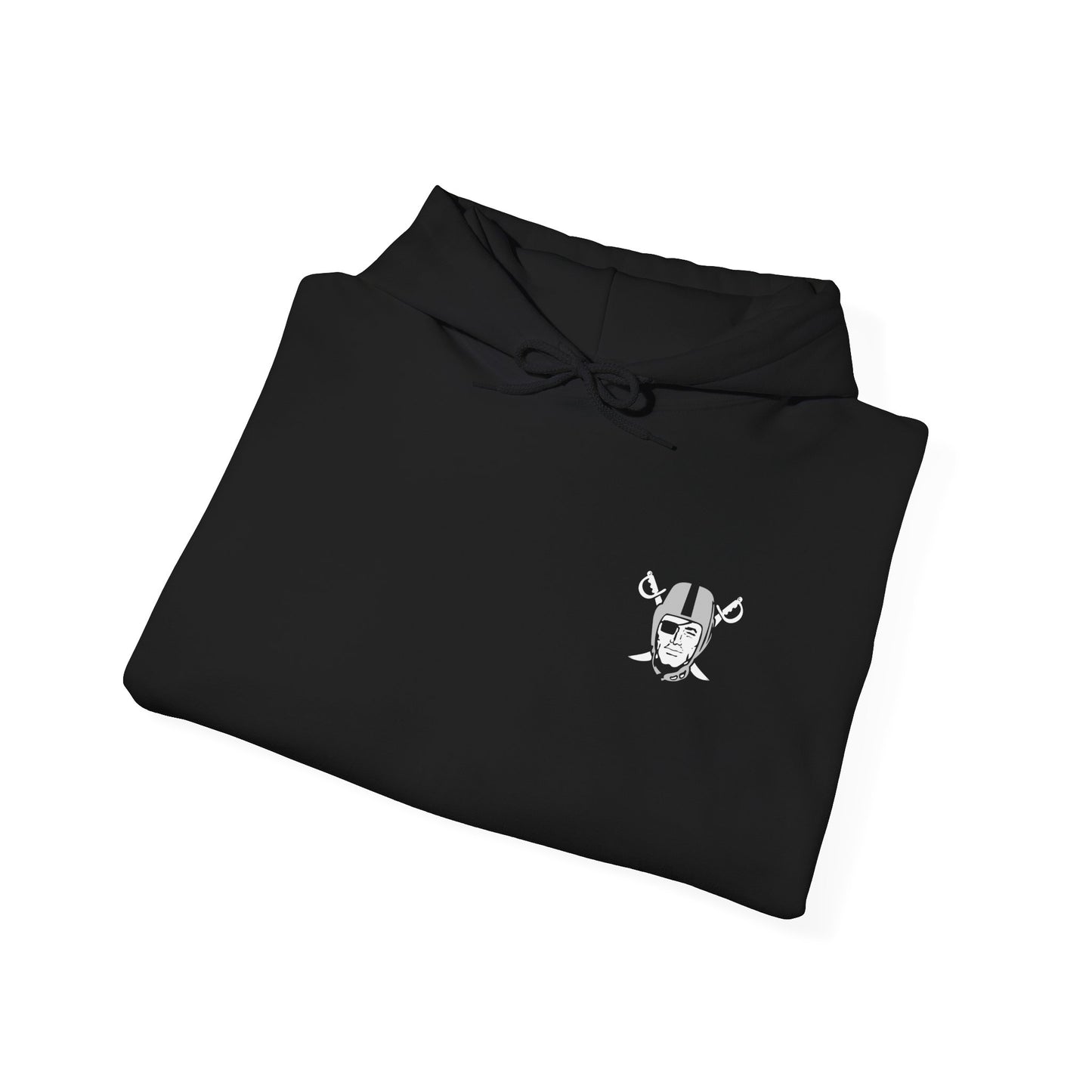 Las Vegas Raiders "One Nation" Hoodie — Team Logo Fan Sweatshirt (Black)