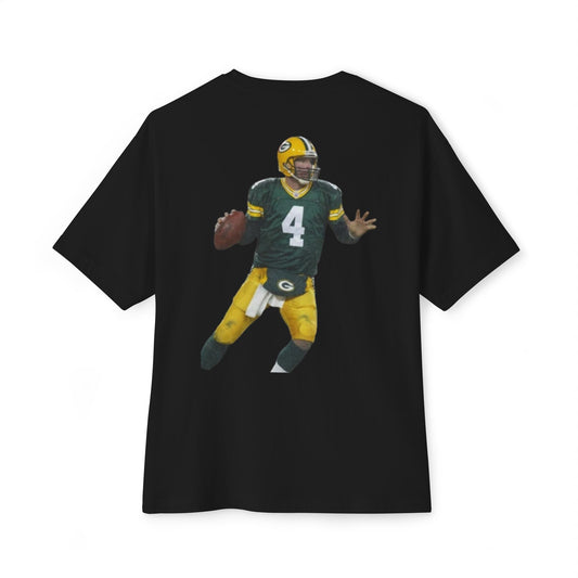Favre Packers T-Shirt — Black Football Fan Tee