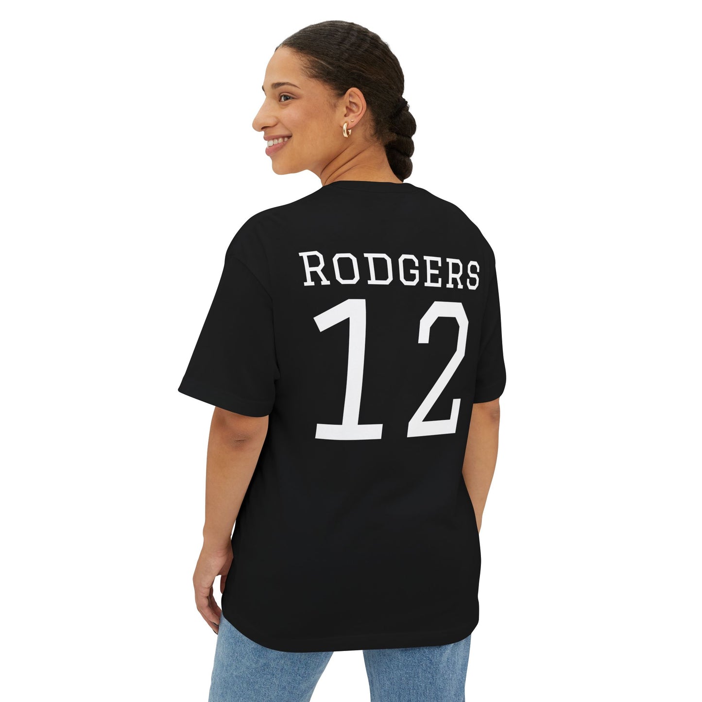 Packers Rodgers Football Fan Tee — Vintage Team Shirt (Black)