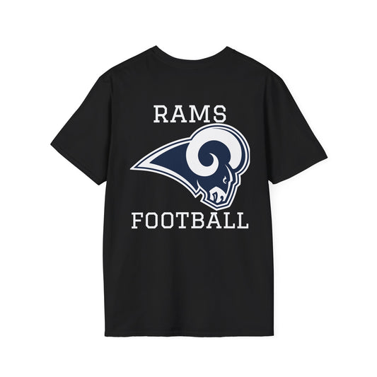 Los Angeles Rams Football T-Shirt — Rams Fan Tee (Black)