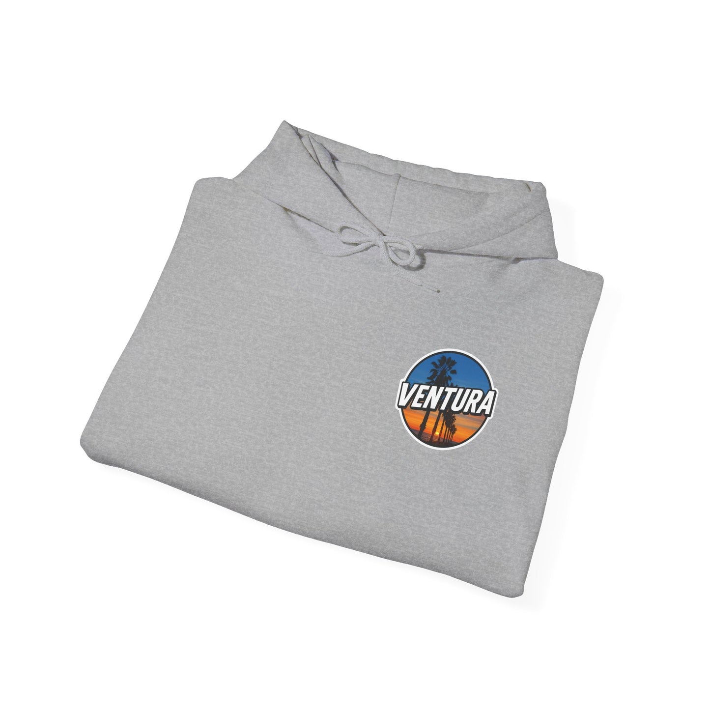 Ventura Surfer's Point Sunset Hoodie — Sports Grey Ventura Sweatshirt