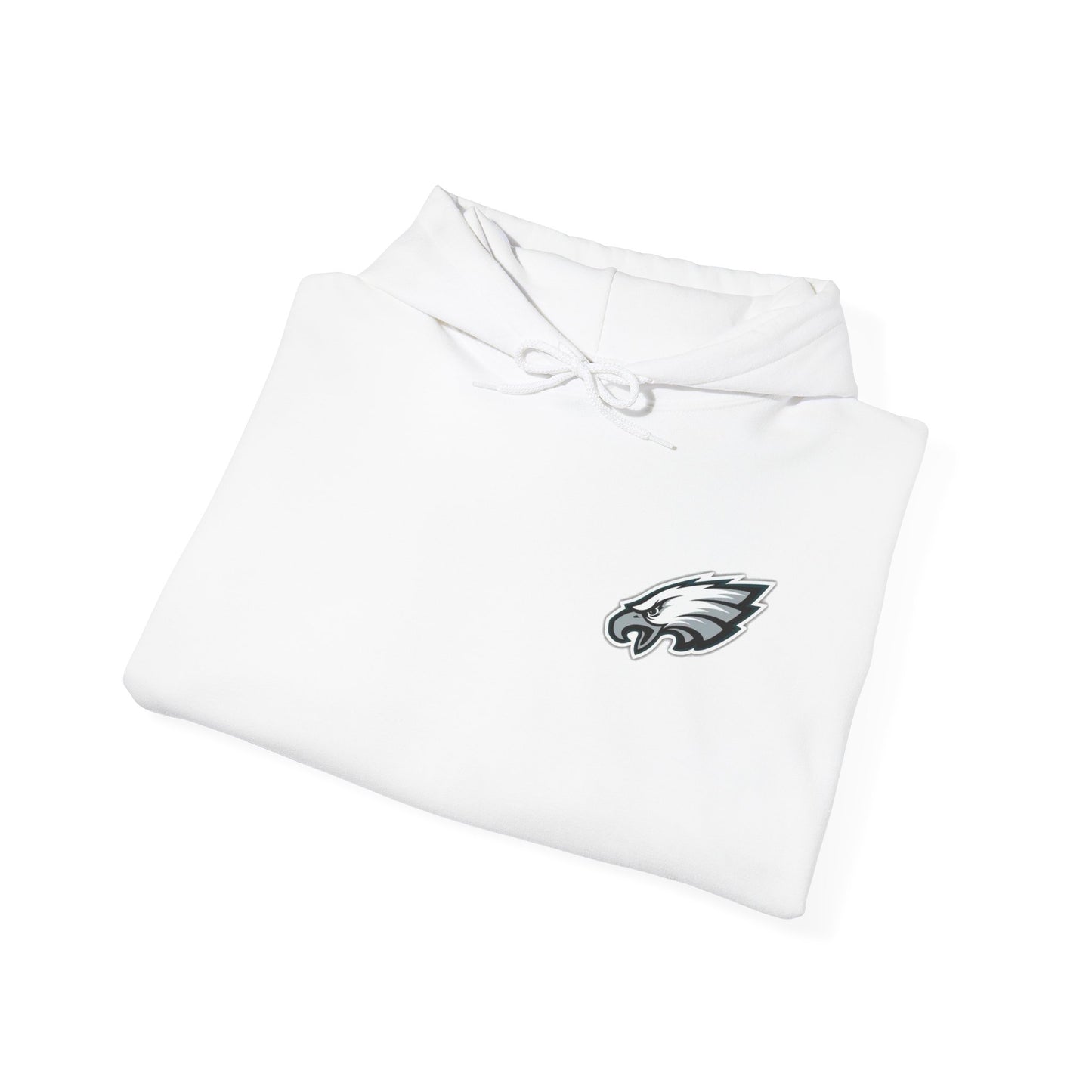 Philadelphia Eagles Hoodie — Team Logo Fan Sweatshirt (White)