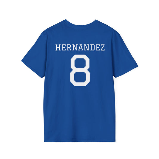 #8 Kike Hernandez Los Angeles Dodgers Softstyle Lightweight T-Shirt