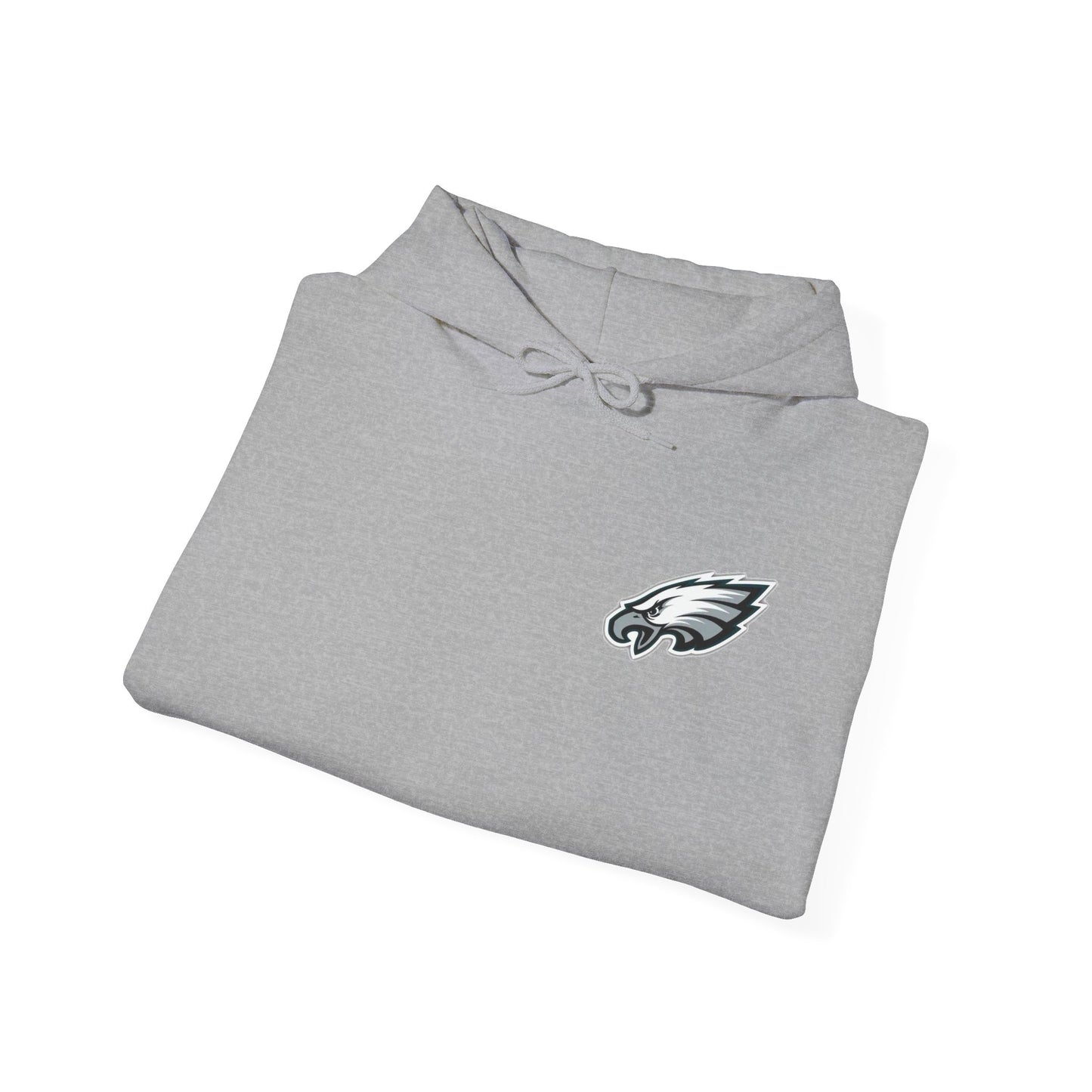 Philadelphia Eagles Hoodie — Team Logo Fan Sweatshirt (Sports Grey)