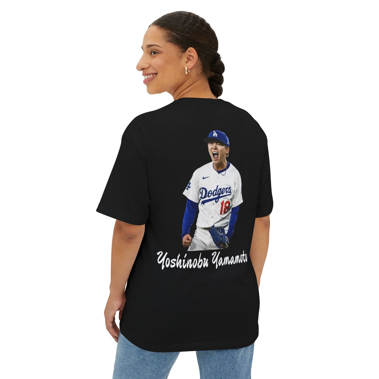 Dodgers Baseball Tee — Yoshinobu Yamamoto Player Graphic