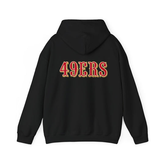San Francisco 49ers Logo Hoodie — Team Sweatshirt for Fans (Black)