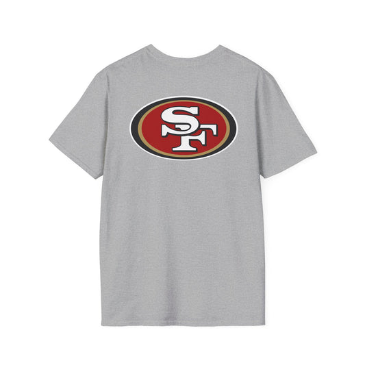 San Francisco 49ers Logo T-Shirt — 49ers Fan Tee (Sports Grey) 2
