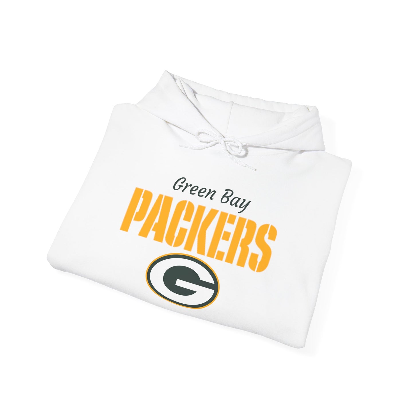 Packers Midweight Hoodie — Football Fan Hoodie (White)