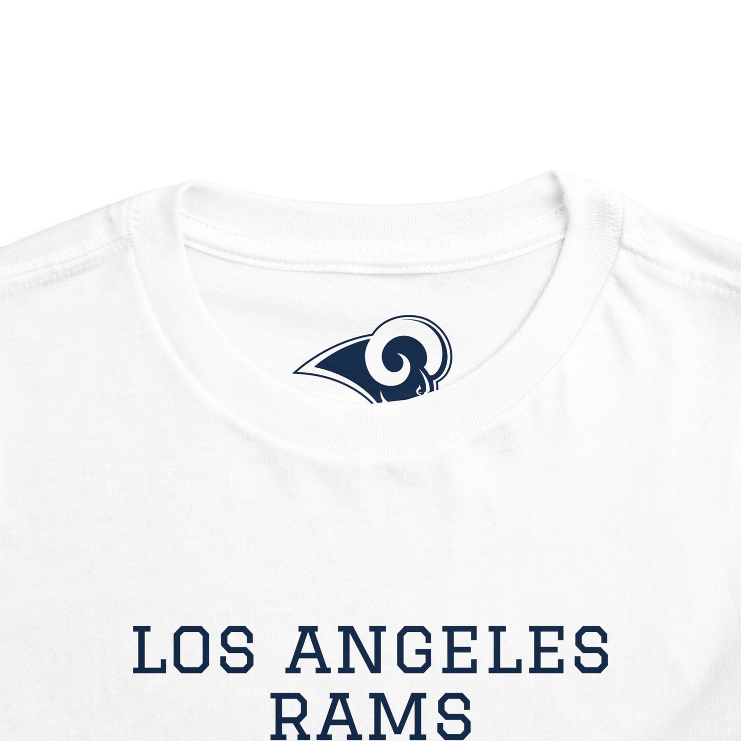 Toddler Los Angeles Rams Vintage Helmet Football Tee — Kids NFL Team Shirt
