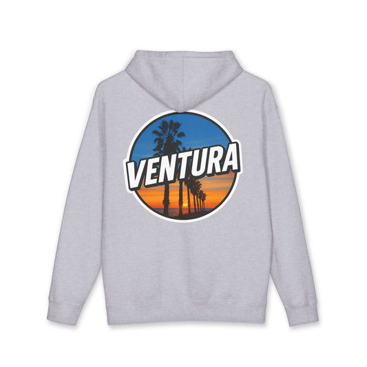Surfer's Point Ventura Sunset Heavyweight Fleece Hoodie — Sports Grey