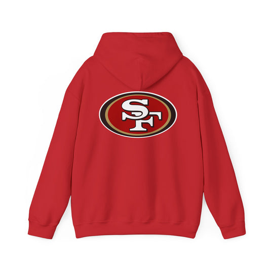 San Francisco 49ers Logo Hoodie — Team Sweatshirt for Fans (Red)
