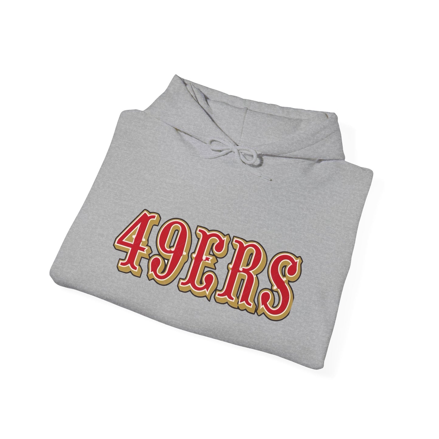 San Francisco 49ers Logo Hoodie — Team Sweatshirt for Fans (Sports Grey)