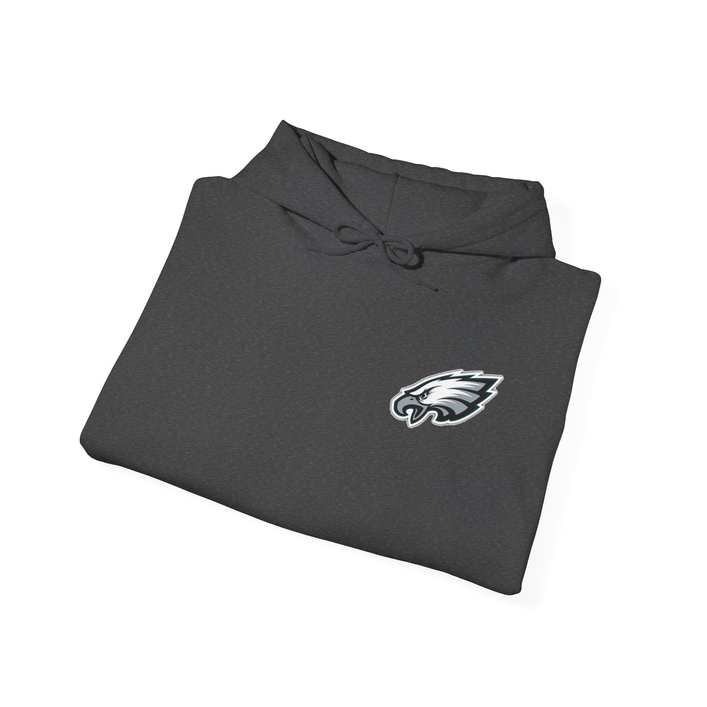 Philadelphia Eagles Hoodie — Team Logo Fan Sweatshirt (Dark Heather)