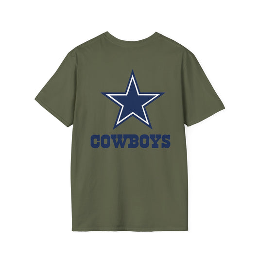 Dallas Cowboys Military Green Team Logo T-Shirt