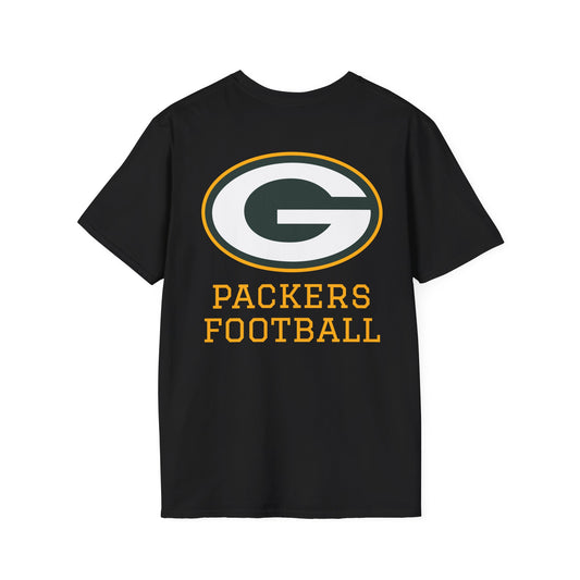 Green Bay Packers Black Logo T-Shirt — Fan Tee (2)