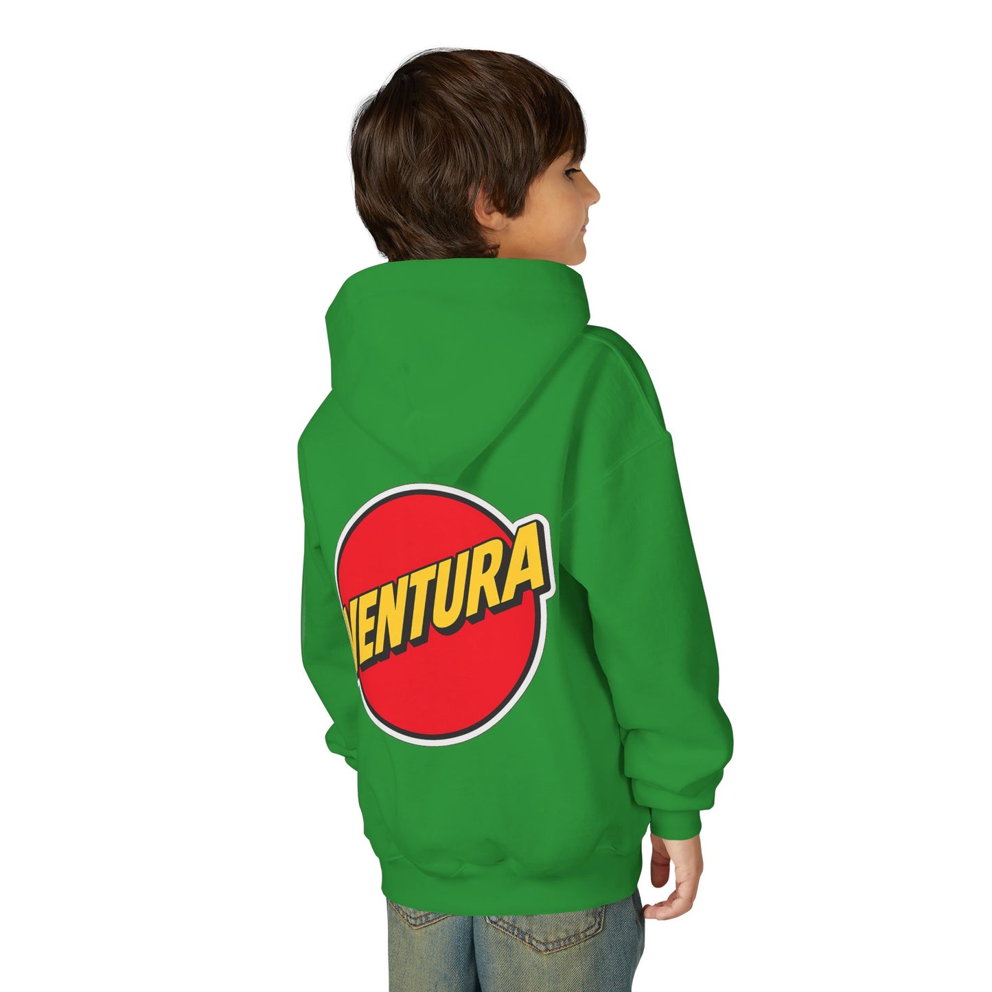 Ventura Red Beach Logo Youth Hoodie — Green