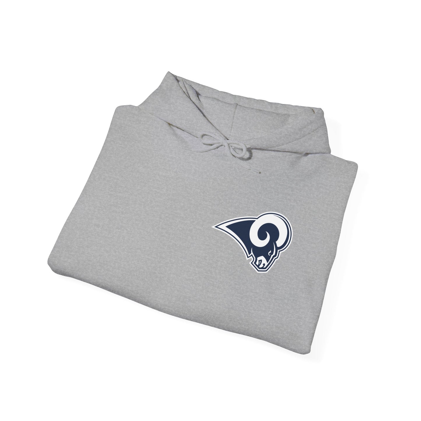 Los Angeles Rams Hoodie — Team Logo Fan Sweatshirt (Sports Grey)
