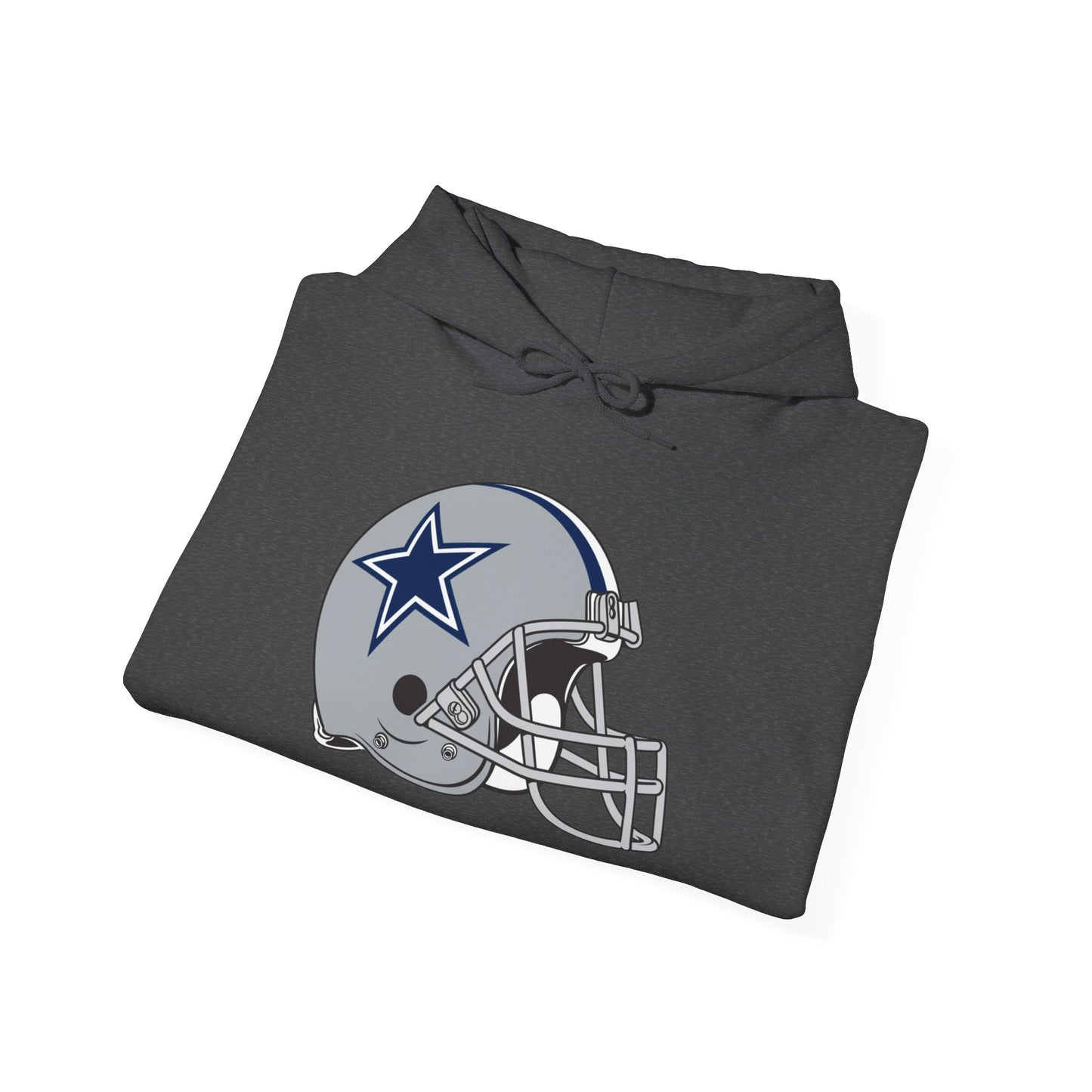 Dallas Cowboys Hoodie — Team Logo Fan Sweatshirt (Dark Sports Grey) 2