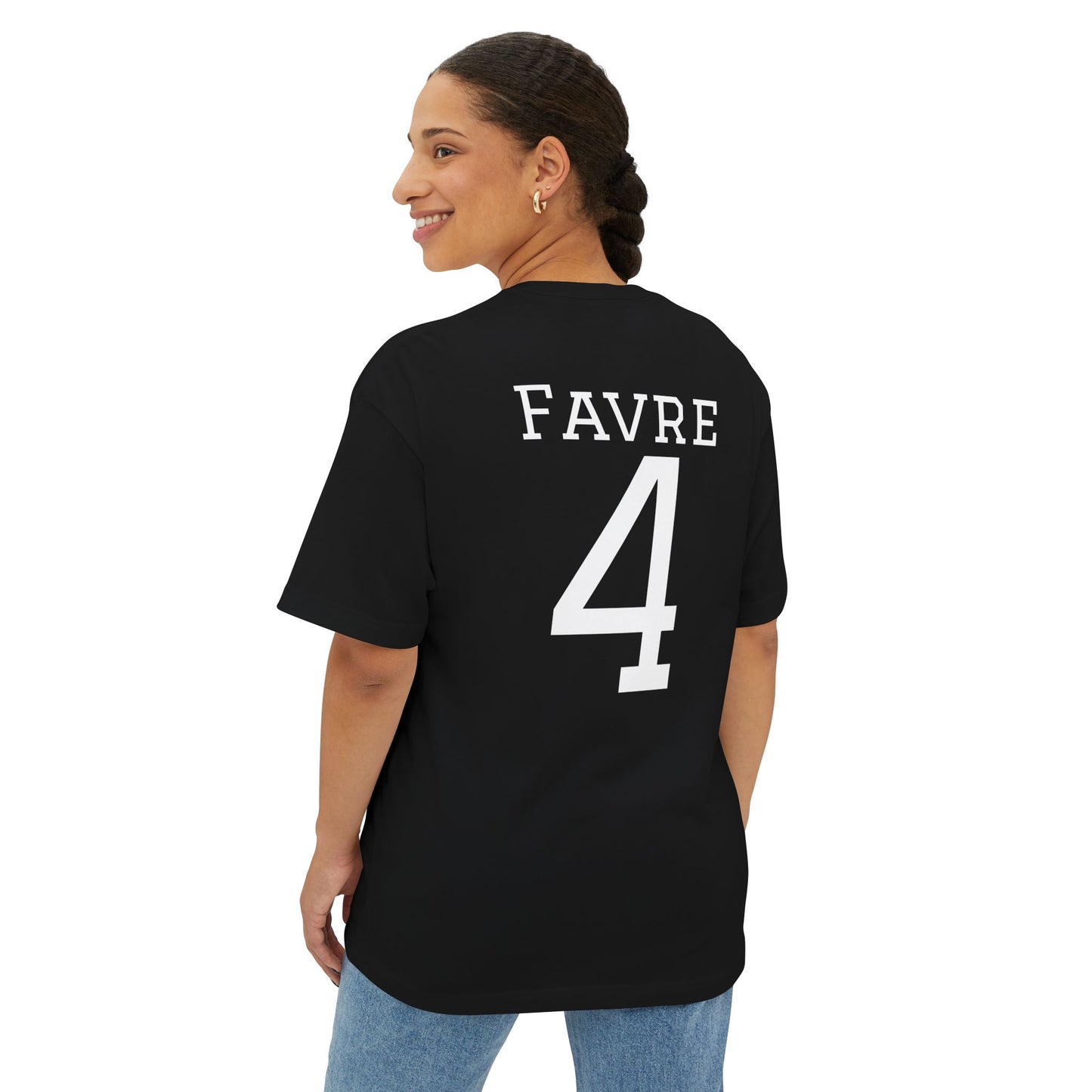 Packers Favre Football Fan Tee — Vintage Team Shirt (Black)