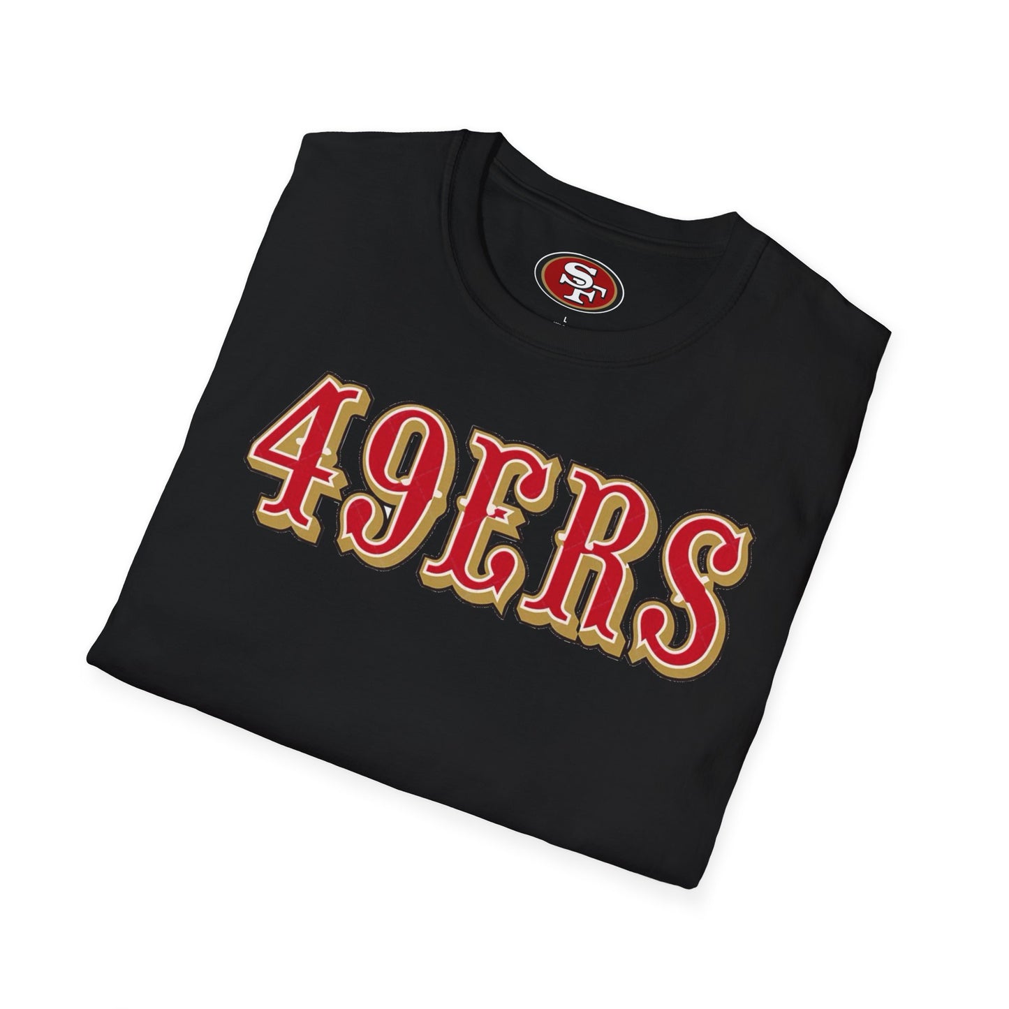 San Francisco 49ers Logo T-Shirt — 49ers Fan Tee (Black) 2