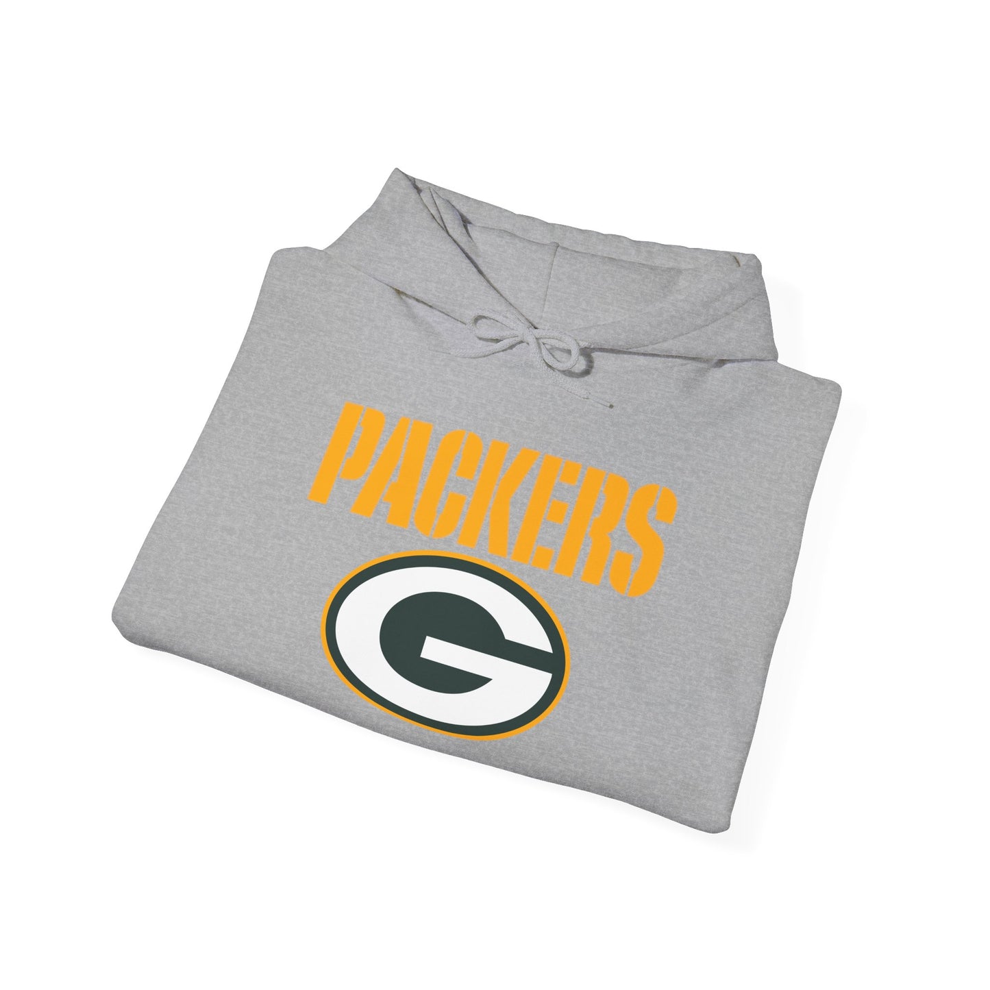 Packers Favre #4 Hoodie — Green Bay Football Fan Sweatshirt (Sports Grey)