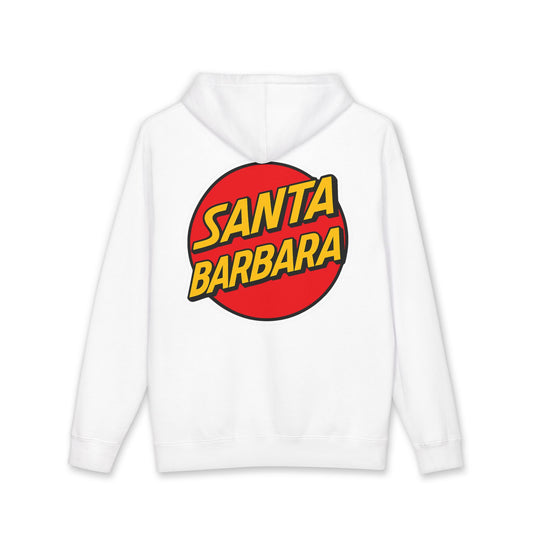 Santa Barbara Heavyweight Fleece Hoodie — White