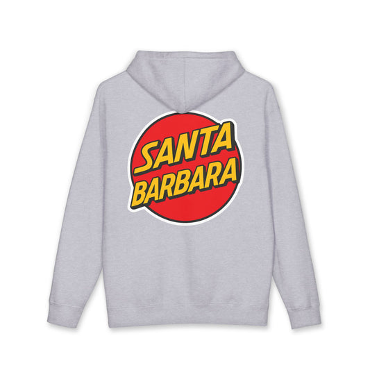 Santa Barbara Heavyweight Fleece Hoodie — Sports Grey