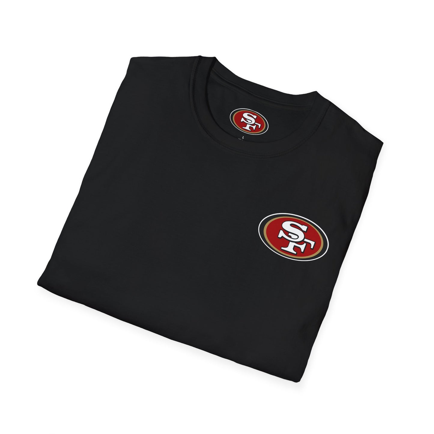 San Francisco 49ers Fan Tee — 49ers Logo T-Shirt (Black)