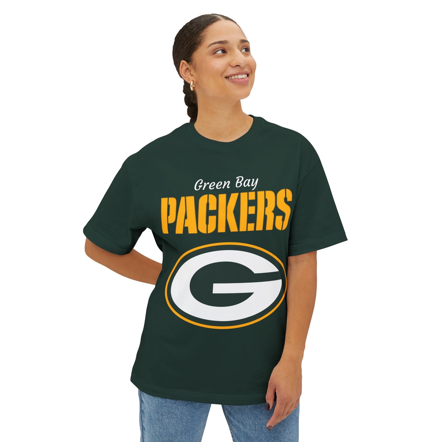 Packers Parsons Football Fan Tee — Vintage Team Shirt (Forest Green)