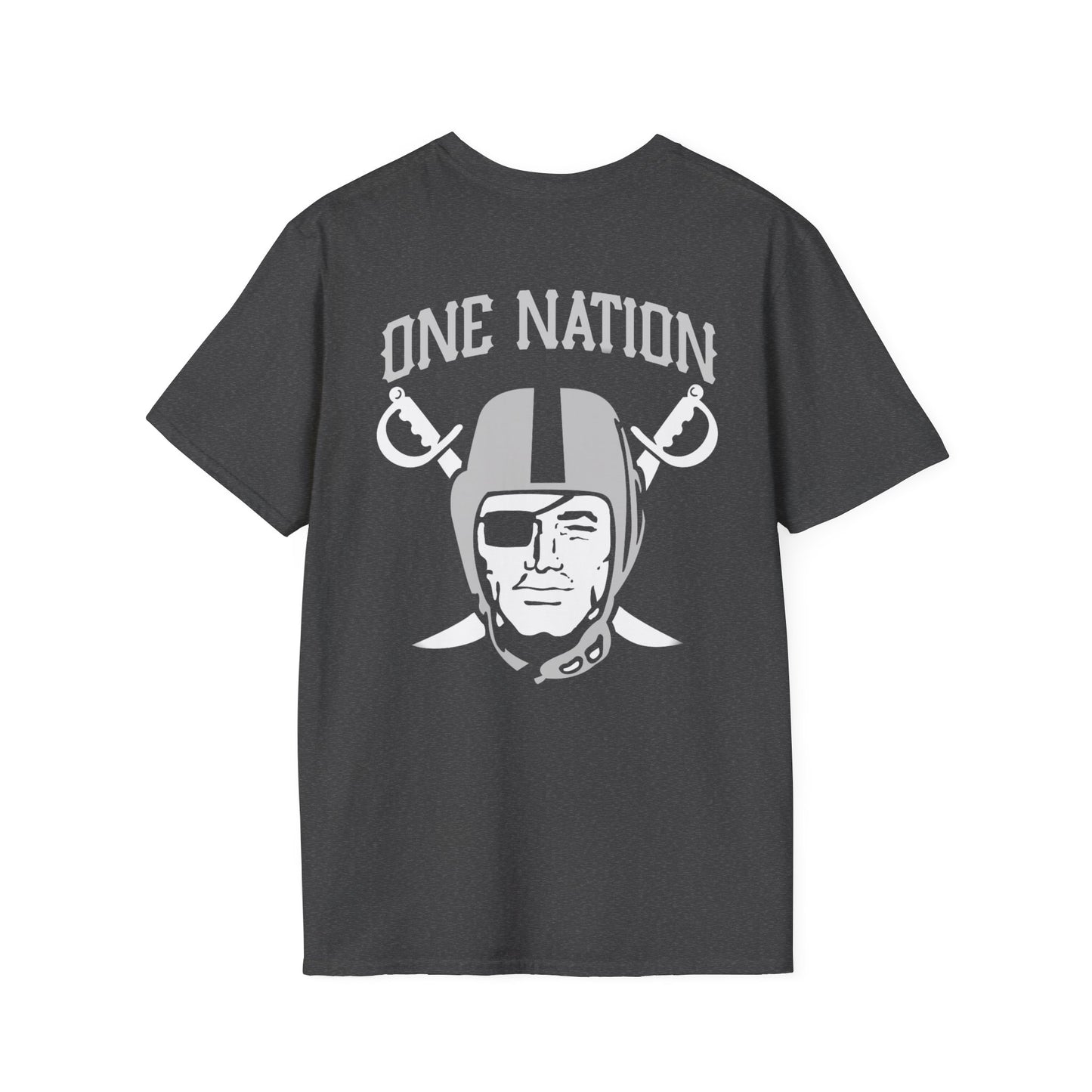 Las Vegas Raiders One Nation T-Shirt (Dark Heather)