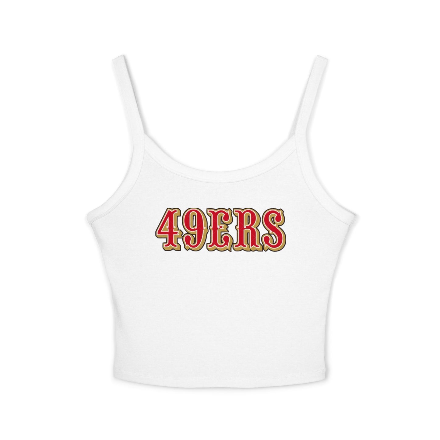 49ers Women's Spaghetti Tank (White)