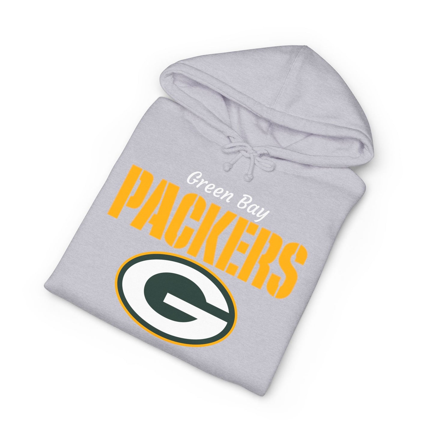 Packers Heavyweight Hoodie — Green Bay Football Pullover (Sports Grey)