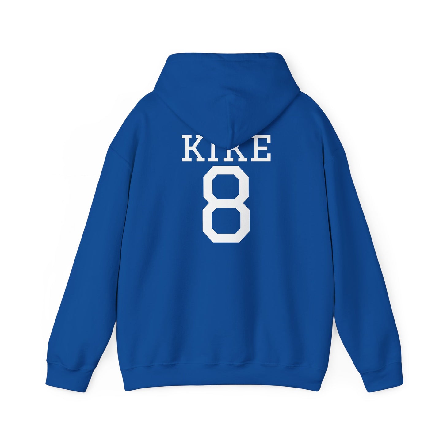 Dodgers round logo - #8 Kike Hernandez Dodgers Hoodie — Los Angeles Blue Sweatshirt