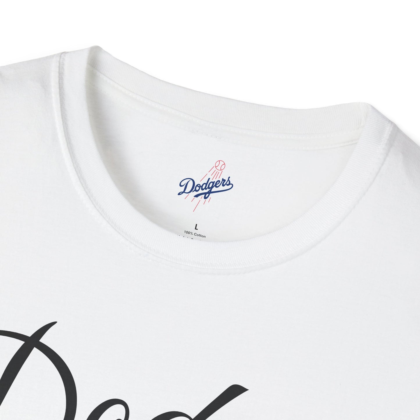 Dodgers 2024-2025 Back-to-Back World Series Champions Black Text, White T-Shirt