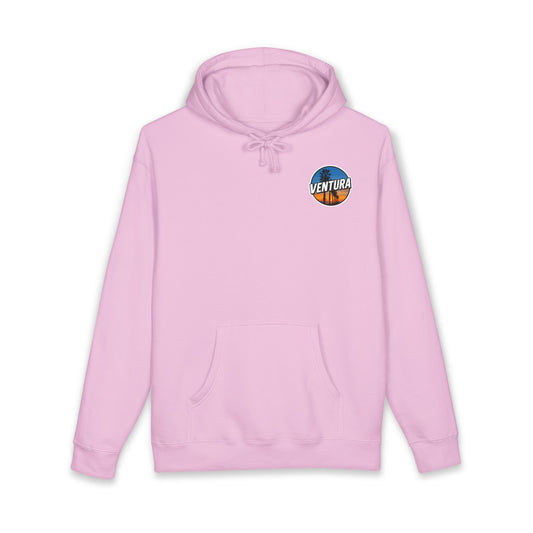 Surfer's Point Ventura Sunset Heavyweight Fleece Hoodie — Pink