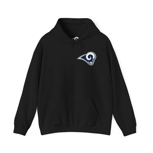 Los Angeles Rams Hoodie — Team Logo Fan Sweatshirt (Black)