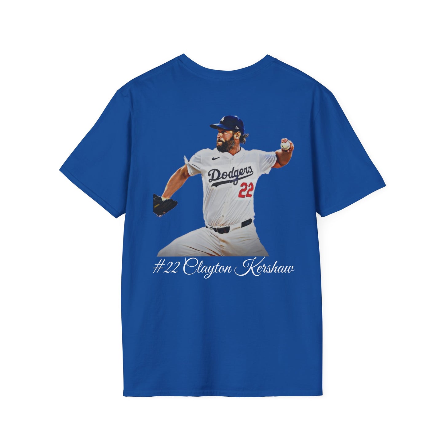 #22 Clayton Kershaw Unisex Softstyle Lightweight T-Shirt