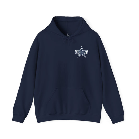 Dallas Cowboys Hoodie — Team Logo Fan Sweatshirt (Navy)