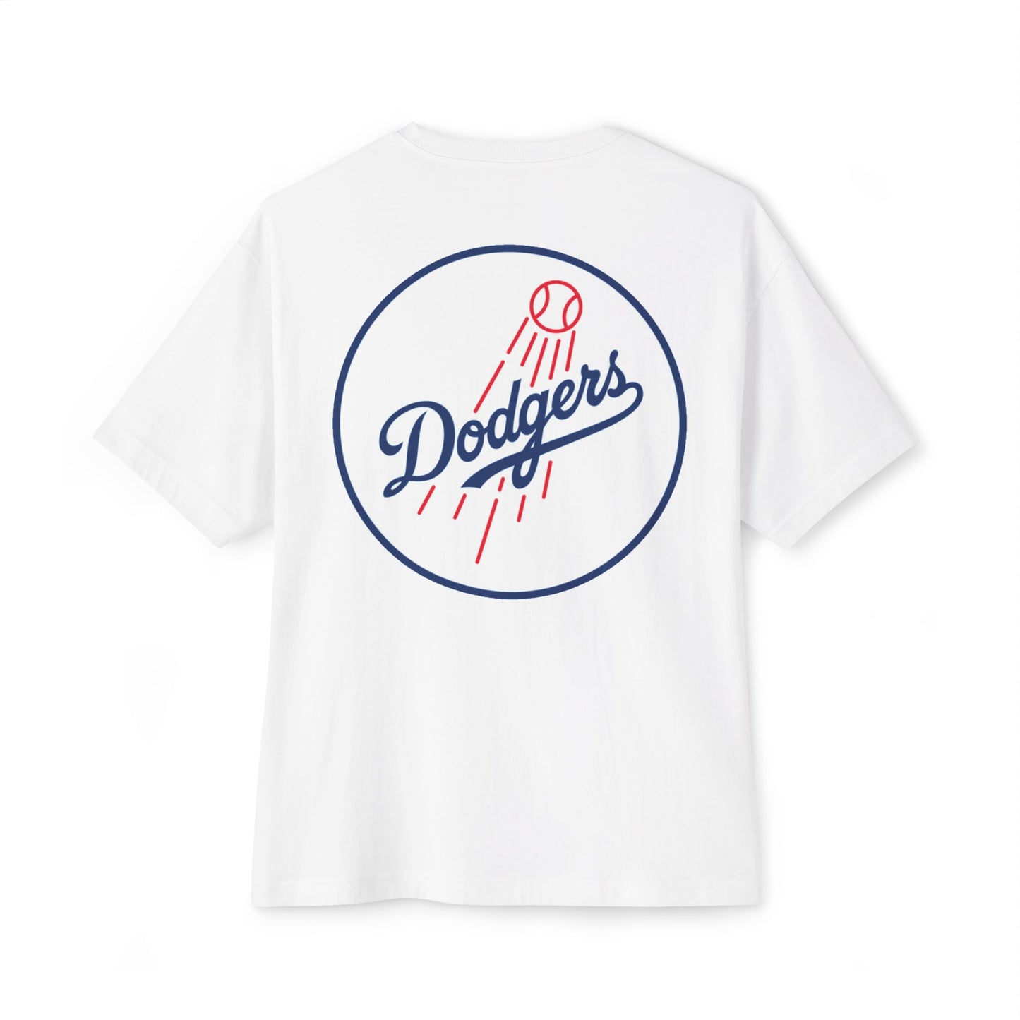 Dodgers Retro Logo Vintage Baseball Tee