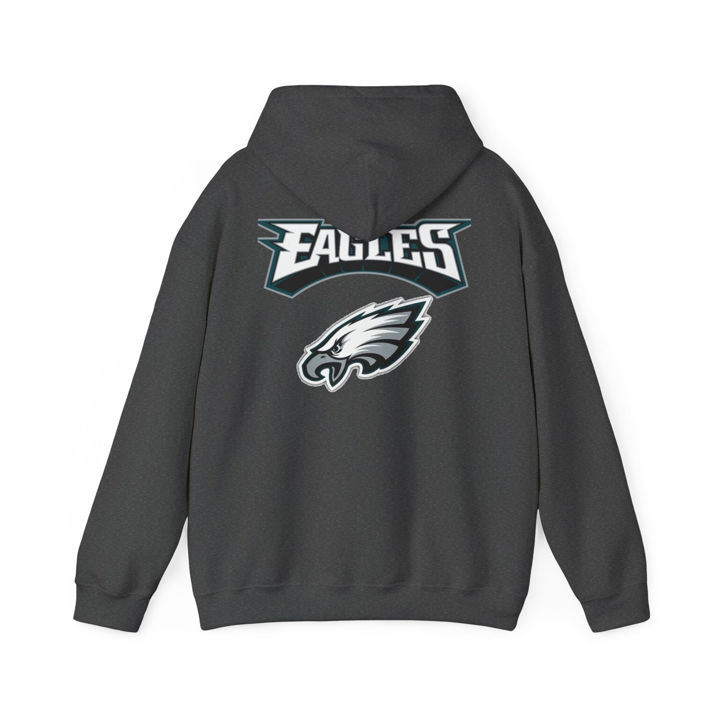 Philadelphia Eagles Hoodie — Team Logo Fan Sweatshirt (Dark Heather)