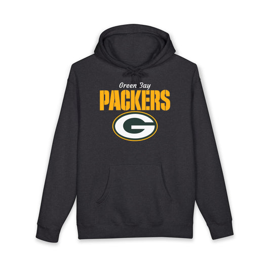Packers Heavyweight Hoodie — Green Bay Football Pullover (Charcoal Grey)