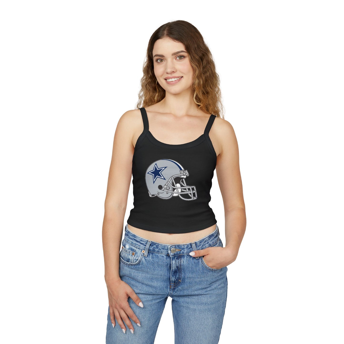Dallas Cowboys Retro Football Helmet Tank Top