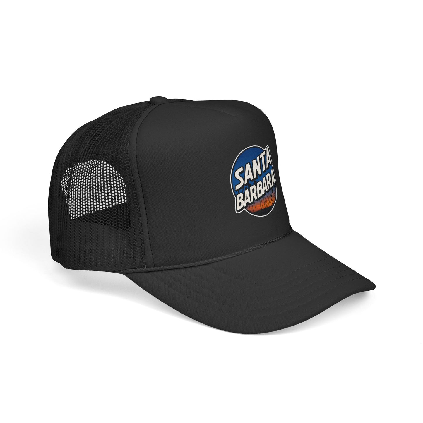 Santa Barbara Sunset Trucker Cap (Black)
