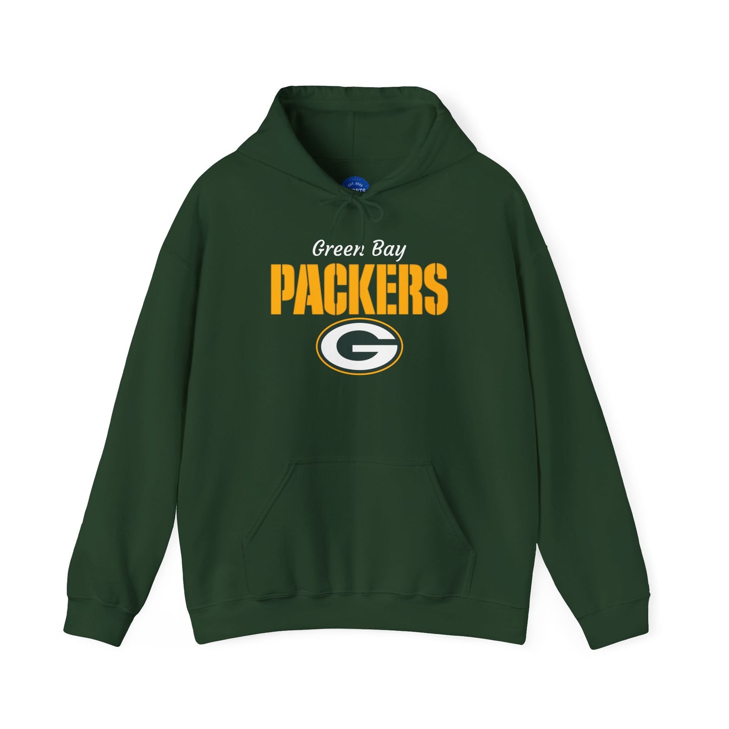 Packers Favre Midweight Hoodie — Football Fan Hoodie (Forest Green)